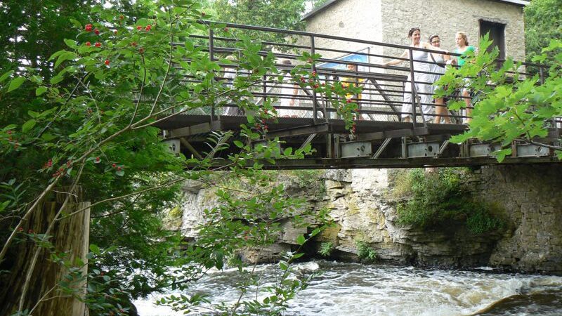 Inglis Falls Bailey Bridge